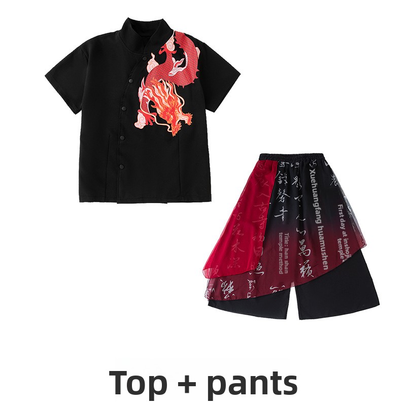 Top y pantalón negros