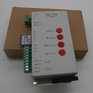 5V 12V 24V t1000s Ws2801 Ws2811 Ws2812b Controller Adressierbarer 5050 RGB LED Controller für Strip Light T-1000s RGB Controller - Product Image 5