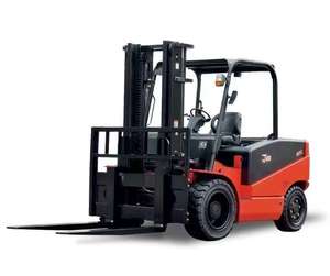 Carretilla elevadora eléctrica con chasis de cuatro ruedas para carga y descarga automática de mercancías - Product Image 2