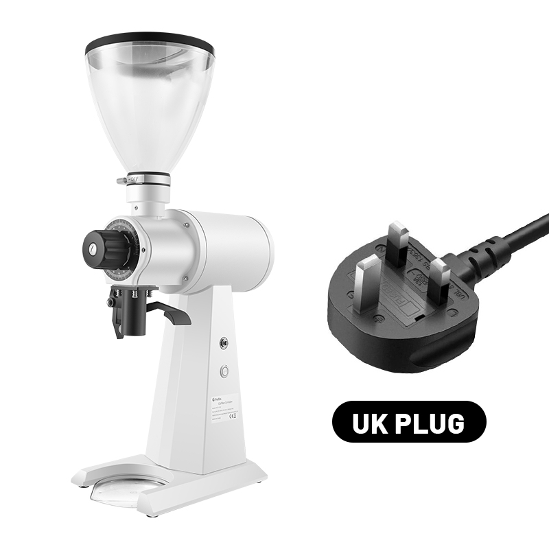 White UK plug