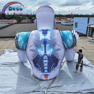 Khổng lồ tùy chỉnh ai chiến binh Mô hình bơm hơi kích thước thường xuyên vật liệu Oxford bóng bơm hơi với máy thổi khí cho trang trí sự kiện - Product Image 3