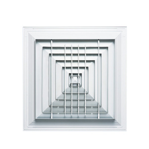 Алюминиевый квадратный потолочный диффузор HVAC система с демпфером - Product Image 2