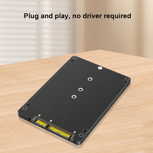 ขนาดเล็ก M.2 NGFF B คีย์2.5นิ้ว SATA SSD Enclosure SATA III อะแดปเตอร์เคสฮาร์ดดิสก์สำหรับคอมพิวเตอร์พีซี - Product Image 4
