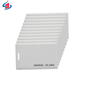 RFID 125KHz/13.56mhz厚智能卡-用于门禁系统的厚度1.8毫米可重写接近翻盖卡 - Product Image 5
