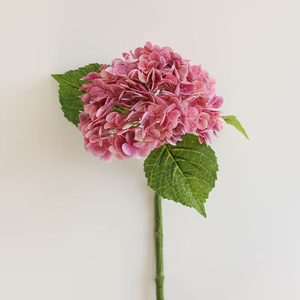 Y-H181 Chất Lượng Cao Nhân Tạo Hoa Tú Cầu Bất Cảm Ứng Cao Su Tú Cầu Lớn Đầu Màu Xanh Lá Cây Trắng Cao Su Hoa Tú Cầu Đám Cưới Hoa - Product Image 6