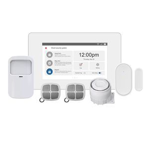 Pantalla táctil de 4,3 "WiFi GSM Sistema de alarma de red Dual 4 zonas cableadas 99 zonas inalámbricas con sistema de monitoreo de alarma - Product Image 4