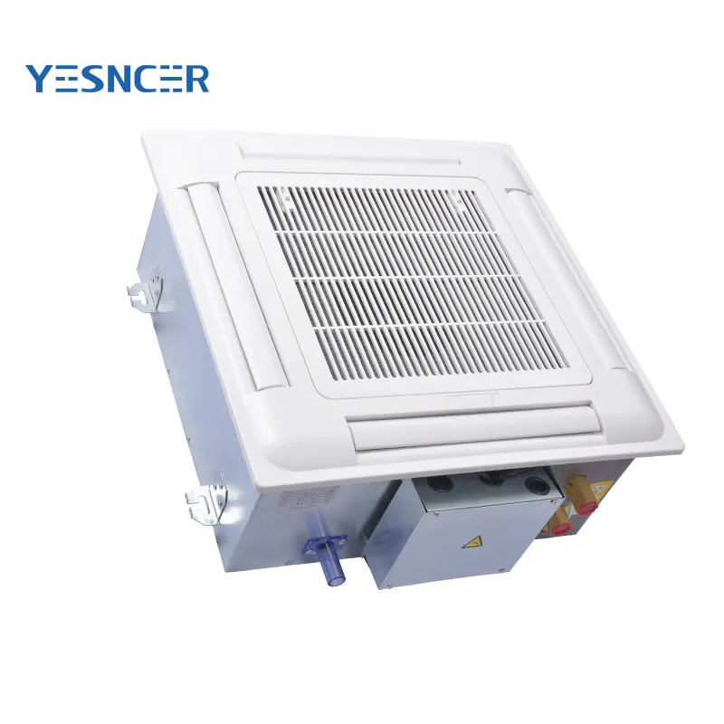 Pendingin 30000 Btu Air Conditioner Fan Coil Unit Tipe Kaset AC Ceiling Cassette Tipe