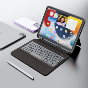 Wholesale OEM <strong>Bluetooth</strong> <strong>Keyboard</strong> Case with Multi Support Angles for 10.9'' iPad Smart <strong>Keyboard</strong> iPad <strong>Keyboard</strong> for School/Business - Product Image 1