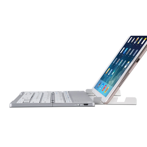 Keywin Slim Folding Bluetooth <strong>Keyboard</strong> 78-Key Potable Foldable Mini Bluetooth <strong>Keyboard</strong> with Phone Tablet Holder for Phone Tablet