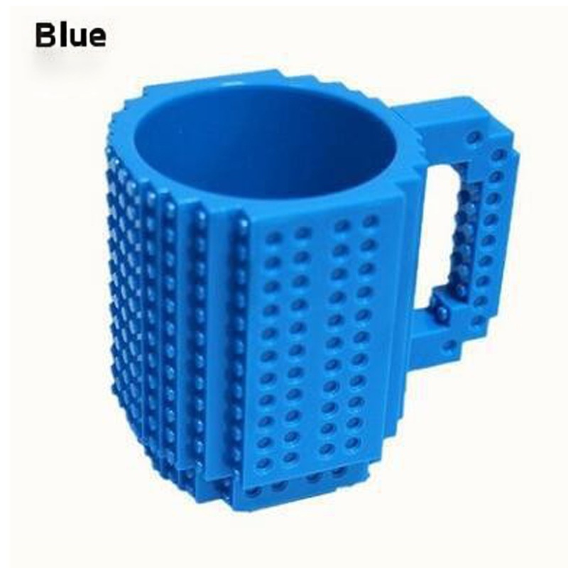 Tasse DIY Blocs de Construction Amusants Bleus