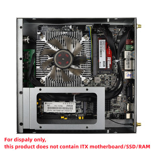 Mini ITX Chassis Tragbares Desktop-Computer gehäuse Gaming PC-Komponenten Shell mit CPU-Lüfter Wifi-Modul Antenne DIY - Product Image 3