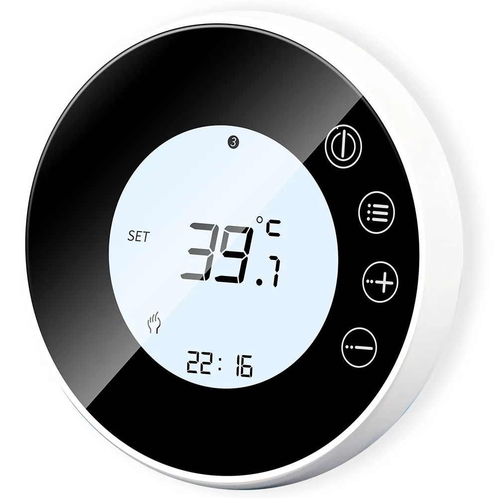 Thermostat intelligent LCD WIFI Thermostats électriques intelligents fonctionnels de chauffage par le sol Régulateur de température numérique pour le chauffage domestique