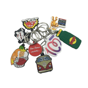 Trung Quốc Nhà Máy Cá Nhân Mát Thiết Kế Cao Su PVC Keychain 2D 3D Mềm Cao Su Dễ Thương Anime Nhân Vật Vòng Chìa Khóa Cho Trang Trí - Product Image 4