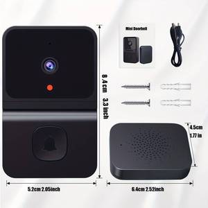 Домашний видео умный Wi-Fi дверной звонок с камерой домофон беспроводное кольцо Визуальный дверной звонок - Product Image 2