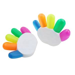 BECOL Vente Chaude Intéressant 5 en 1 Mini Surligneur Marqueurs Creative Main Forme Coloré Surligneur Stylos pour Enfants - Product Image 5