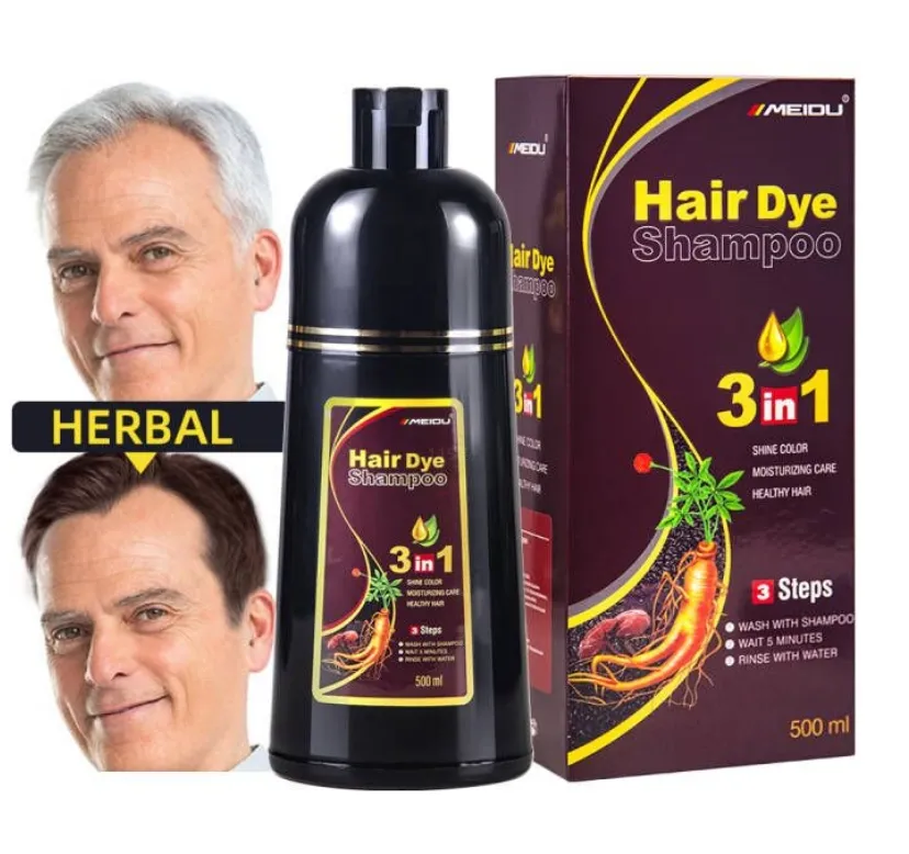 Shampoo a base di tinture per capelli a base di erbe per il padre