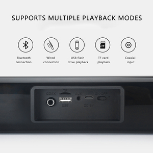 Portátil para sistema de barra de sonido de cine en casa Bluetooth con función de tarjeta TF Altavoz de TV inalámbrico para uso en computadora - Product Image 3