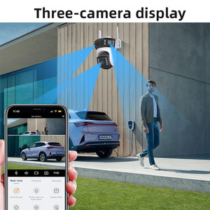 กล้องวงจรปิด3เลนส์3ตัว8MP PTZ Wi-Fi กล้อง CCTV ตรวจจับการเคลื่อนไหวในเวลากลางคืนสีกลางแจ้ง - Product Image 4