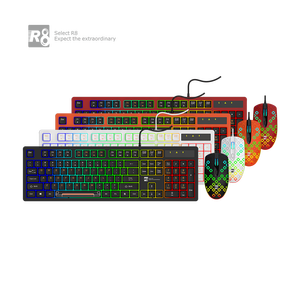2023 Venta caliente Windows Wired Gaming Keyboard and Mouse Combo para PC Gaming Factory Barato Venta completa 2-en-1 set - Product Image 1
