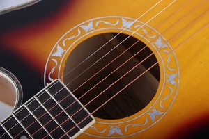 Fabrik OEM Gitarre akustisch elektrisch neues Modell 40 Zoll Akustik gitarre Linden Linde Material Cutaway Hochglanz Oberfläche - Product Image 5