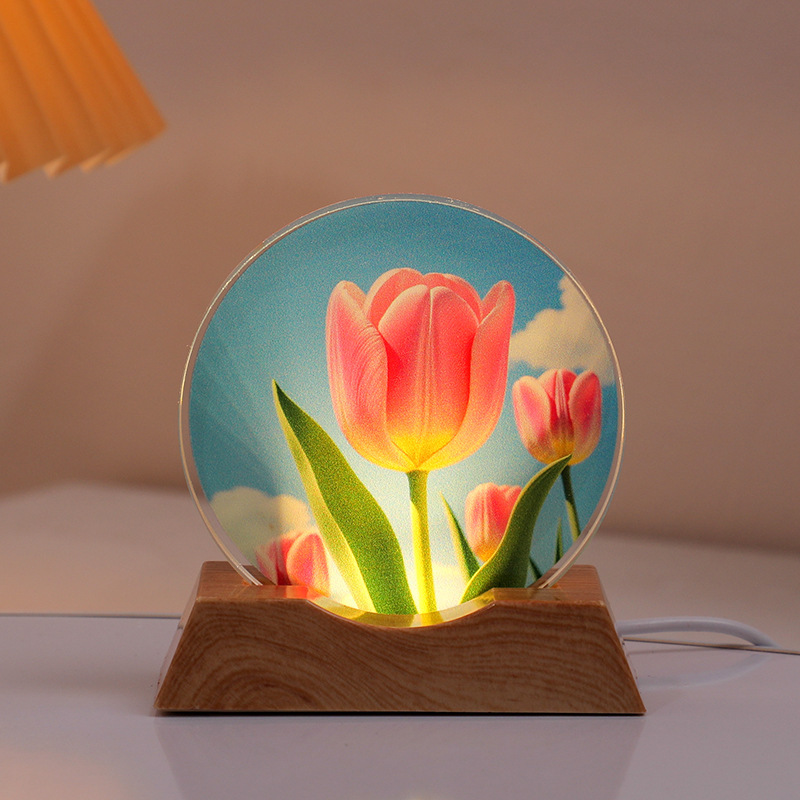colorful Tulip Blue Sky