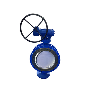 D343w Hướng dẫn sử dụng điện ba Lập Dị con dấu kim loại bướm van quay đĩa Worm Gear van cho nước phương tiện truyền thông - Product Image 5