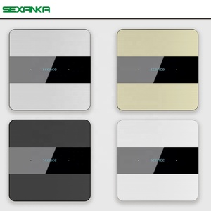 SEXANKA RS485 Fabbrica Sistema di Automazione Casa Intelligente di Spinta In Metallo Button Intelligente Parete Interruttore Digitale Interruttore Regolatore di Temperatura - Product Image 6