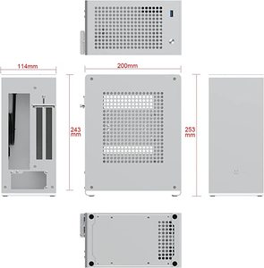 Небольшой мини-чехол для ПК с 3,0 алюминиевым металлическим шасси - Product Image 5