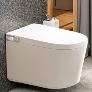 Madodo 220V ห้องน้ำยุโรปเซ็นเซอร์ล้างโถสุขภัณฑ์อัตโนมัติ WC พอร์ซเลนอัจฉริยะห้องน้ำด้วยวิธีการล้างแรงโน้มถ่วง - Product Image 1