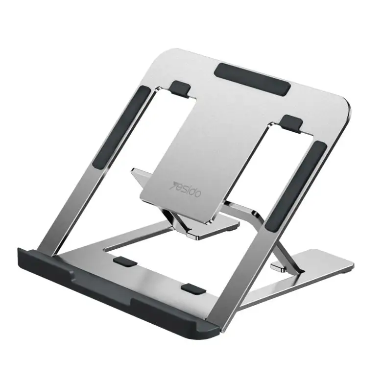 Suporte de suporte para notebook, suporte de mesa de metal e alumínio dobrável portátil ajustável LP02 para mesa