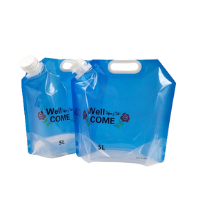 Özel tüm boyut 200ml 500ml 1000ml 5L plastik sıvı sıvı ambalaj emzik kese kolu ile özel gıda suyu emzik kılıfı - Product Image 5