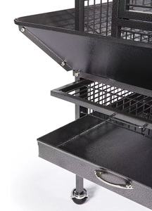 スポット大型オウム鳥かご金属暗号化ワイヤー取り外し可能な鳥かごペットケージ鳥用 - Product Image 6