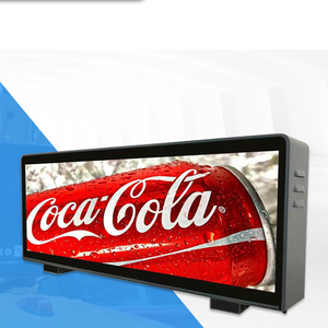 Tetto auto pubblicità Taxi schermo a Led Display impermeabile a scorrimento programmabile per esterni Taxi Top Display a Led - Product Image 1