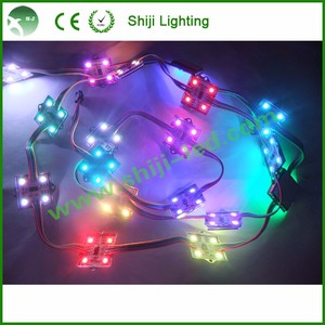 24v dmx wasserdicht 4leds hochwertiges smd5050 dmx512 quadratisches Pixel LED-Modul mit 3M Klebeband - Product Image 5