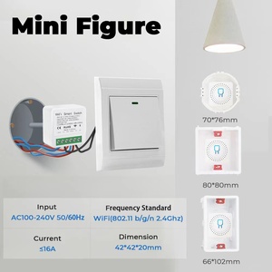 Ewelink 16A迷你智能WiFi开关模块DIY墙壁开关无线双向控制Alexa支持无电源监视器迷你 - Product Image 5