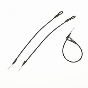 L-002 dây buộc không gỉ cho thẻ an ninh <span class=keywords><strong>tag</strong></span> dây buộc 17cm chiều dài màu đen EAS dây buộc dây vòng <span class=keywords><strong>Pin</strong></span> - Product Image 2