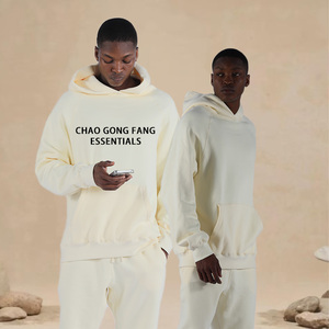 Top ss22 thương hiệu yếu tố cần thiết của người đàn ông Áo len kéo dài yến mạch tối quá khổ Áo sơ mi 3D Silicone người đàn ông của Áo Hoodie Quần - Product Image 3