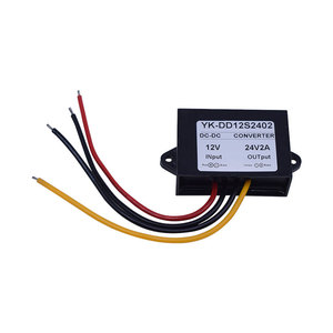 Convertidores de potencia DC Regulador de voltaje 15-35V Entrada 24V a 12V 5A Step Down Buck Converter Módulo de fuente de alimentación para coche