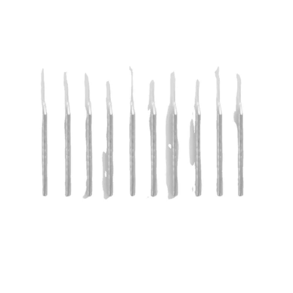 Juego de agujas de precisión microquirúrgica-1cm, paquete de 10 | Ideal para cirugía cosmética y reconstructiva detallada