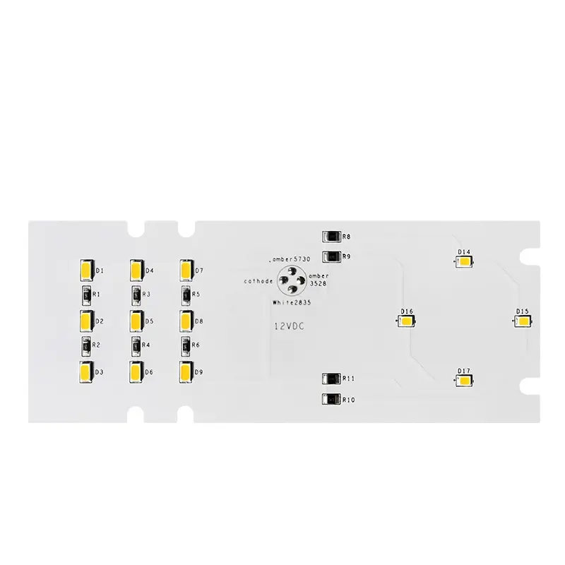 Lampu Led lalu lintas pabrikan Pcba desain papan Pcb lampu jalan bulat Led 100w Pcba menyediakan file Gerber