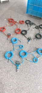 Offroad 4*4 4 lastik şişirmek enflasyon deflasyon sistemi kiti ile dijital ölçer 4 yollu hava hortumu lastik enflasyon deflasyon setleri