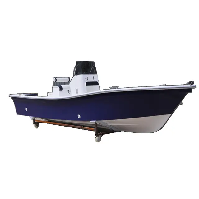 قارب للصيد 19 قدم قارب صغير من الألياف الزجاجية