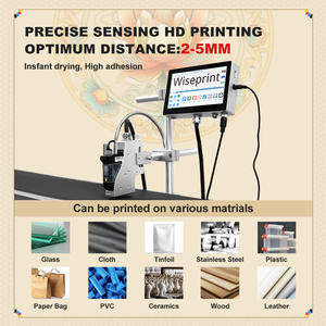 Wiseprint CM-WP07 Intelligent Online <strong>Coding</strong> Machine Automatic Assembly Inkjet Printer for Flex Material Production Date QR Code - Product Image 6