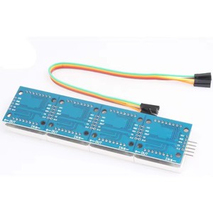 MAX7219 modulo a matrice di punti 32x8 4 in 1 moduli Display a LED con fili a 5pin per Arduino Raspberry Pi - Product Image 4