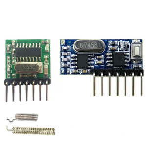 Módulo inalámbrico de 433mhz, transmisor de codificación de amplio voltaje, receptor de decodificación, módulo de salida de 4 canales para control remoto de 433,92 Mhz - Product Image 2
