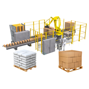 DZJX Cartesian <strong>Automatic</strong> Wood Pellet Yupack Single Column <strong>Robot</strong> Palletizer Bottle <strong>Machine</strong> <strong>System</strong> for Packing Line for Can - Product Image 2