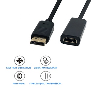 用于显示器的ABS DP电脑到电视连接器显示端口数字AV适配器 - Product Image 3