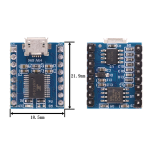 64Mbit JQ6500 Voice Module MP3 module High quality MCU Serial port control One-<strong>on</strong>-one 5 <strong>way</strong> control Music IC Module - Product Image 5