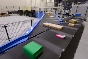 Dispositivo di smistamento logistico di alta qualità con Scanner a doppia faccia scansionatrice a dimensione statica