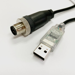 M12 erkek a-kodlama FTDI programlama kablosu RS-485 ile USB-RS485-1800-WE kabloya USB